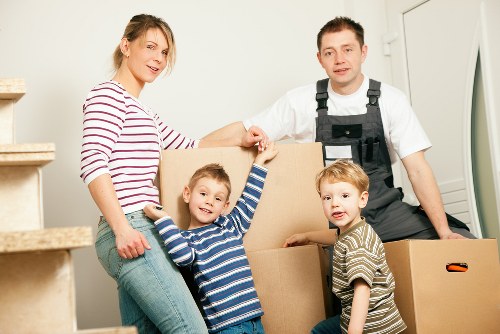Assorted packing materials for residential and office moves in Canary Wharf